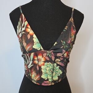 Urban Outfitters Floral Print Crop Top